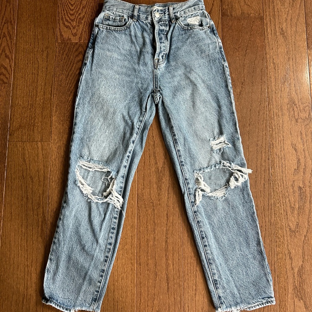 PacSun Light Blue Distressed Women Jeans